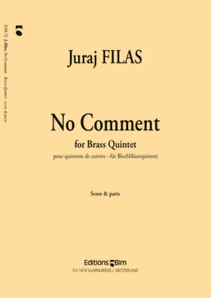 Book cover for No Comment