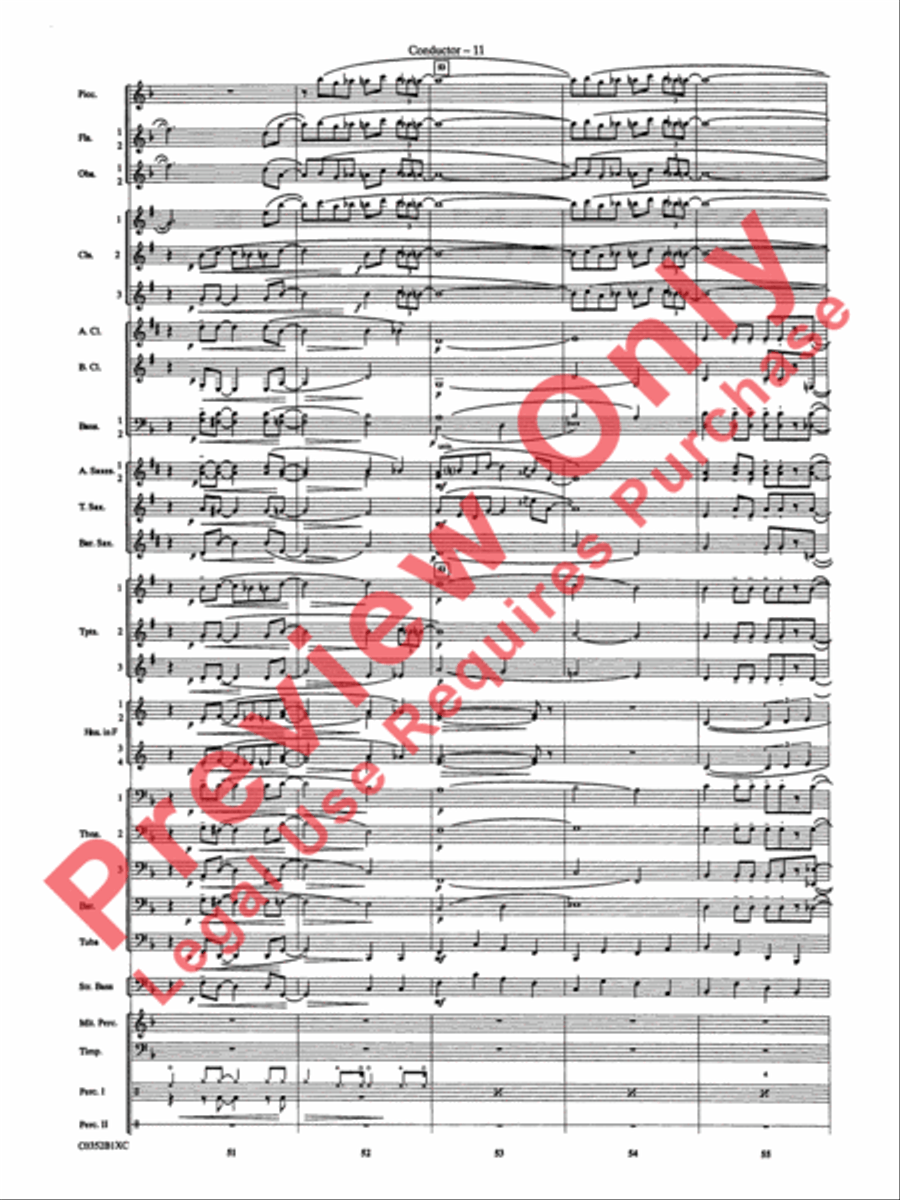 Duke Ellington! Duke Ellington! Concert Band scores gallery preview page 14