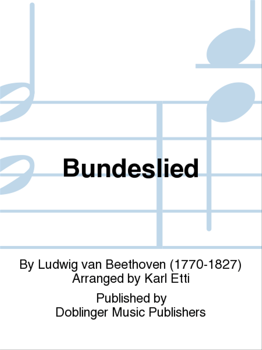 Bundeslied Choir scores gallery preview page 1
