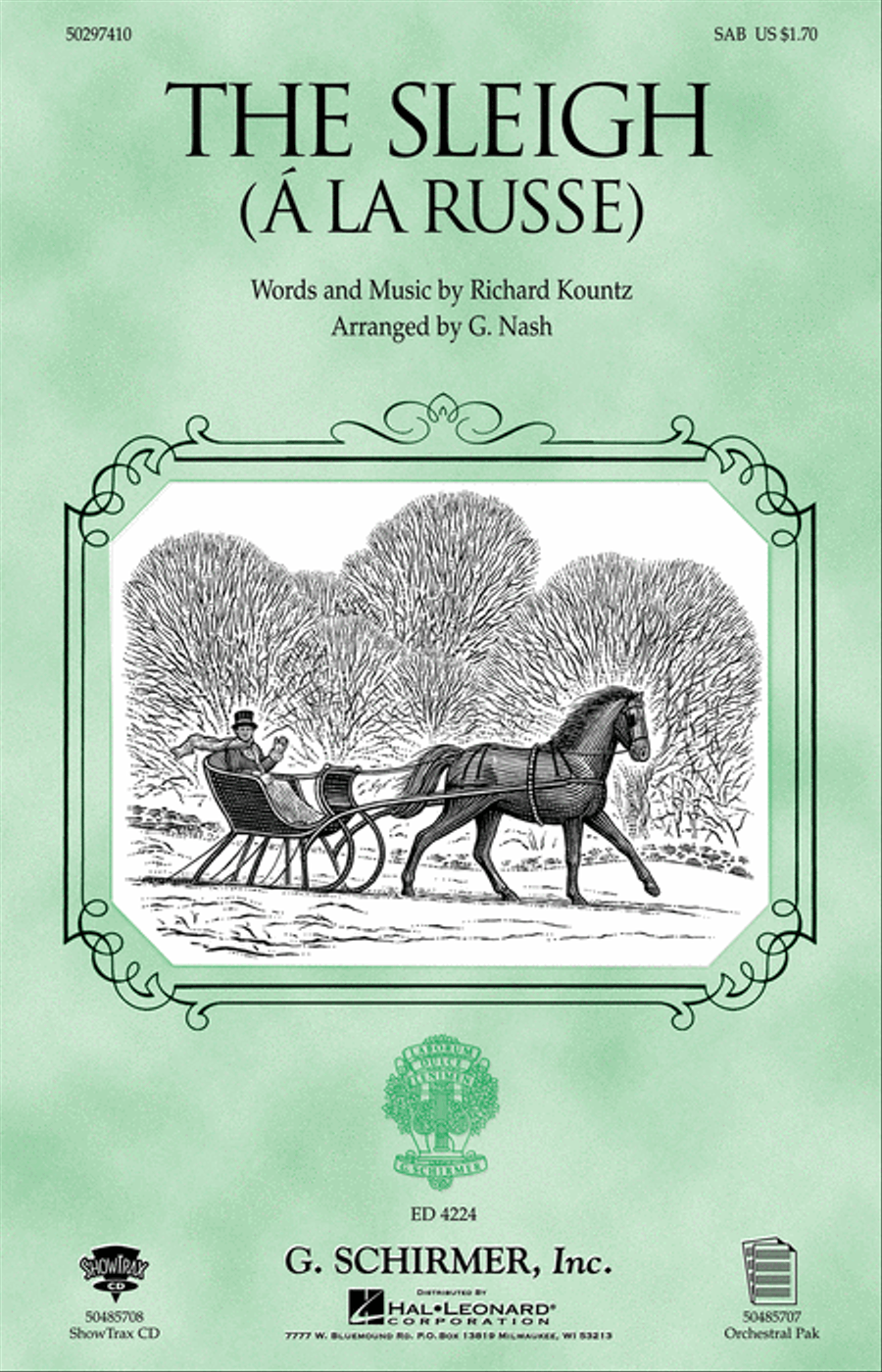 The Sleigh (À La Russe) The Sleigh (À La Russe) 3-Part scores gallery preview page 1