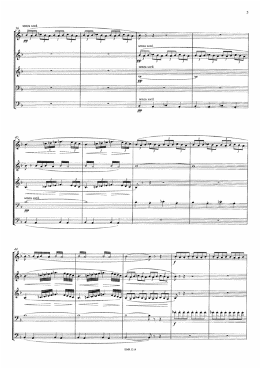 A Night On The Bare Mountain Brass Ensemble scores gallery preview page 6