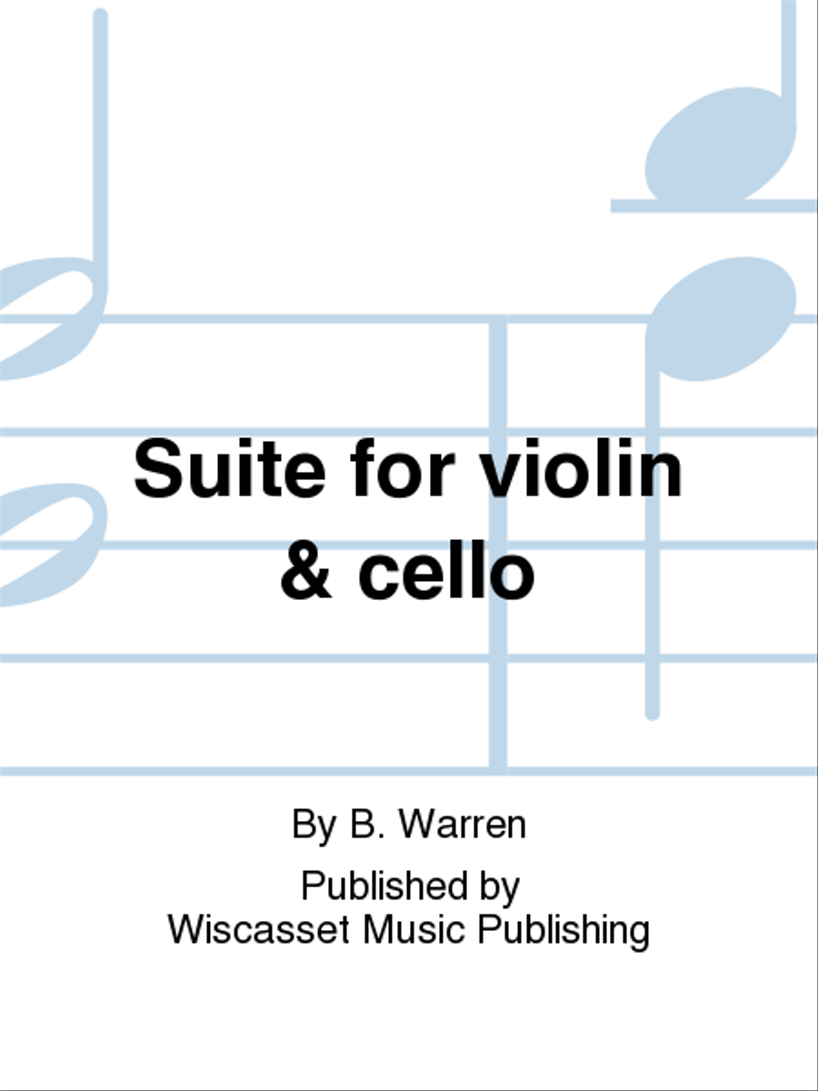 Suite for violin & cello Cello scores gallery preview page 1