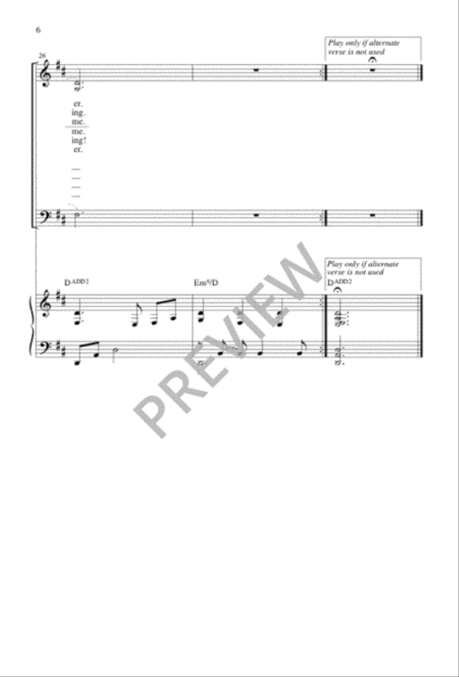 The King of Love My Shepherd Is / O Breathe on Me, O Breath of God 3-Part scores gallery preview page 7