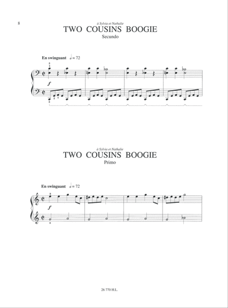 Mes premiers pas a quatre mains - Volume 2 Piano Duet scores gallery preview page 4