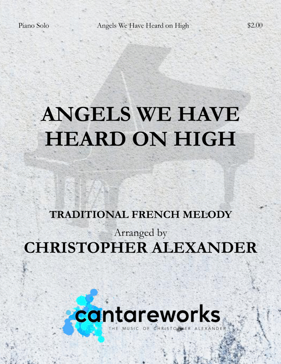 Angels We Have Heard on High Piano Solo scores gallery preview page 1