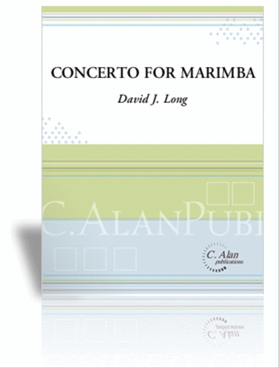 Concerto for Marimba (piano reduction) Percussion Ensemble scores gallery preview page 1