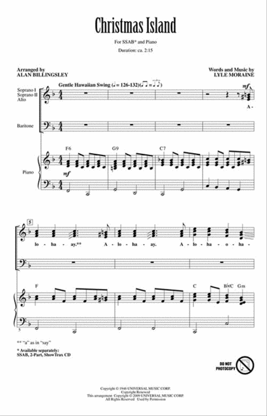 Christmas Island Choir scores gallery preview page 2