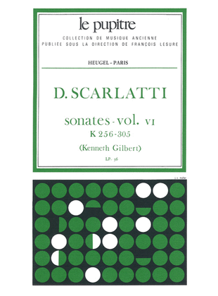 Book cover for Sonates Volume 6 K256 - K305