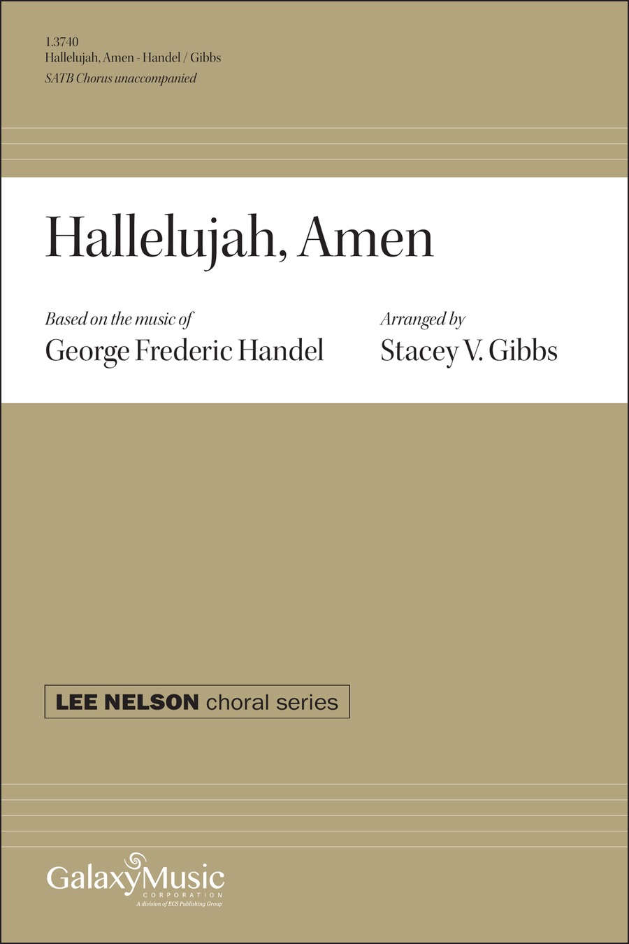Hallelujah, Amen 4-Part scores gallery preview page 1