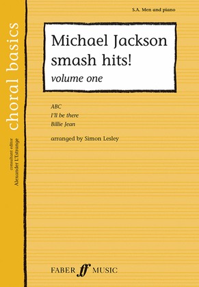 Book cover for Michael Jackson Smash Hits!, Volume 1
