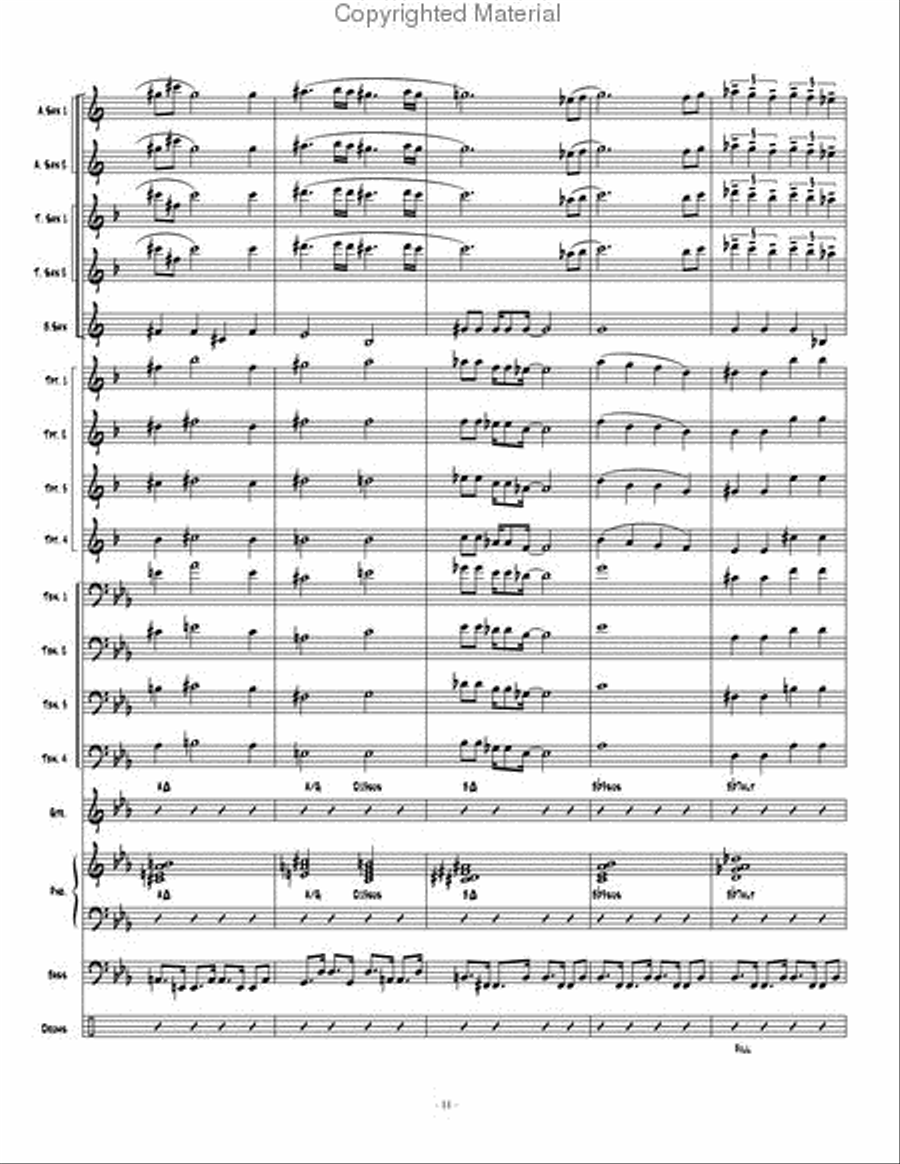Summer Groove Jazz Ensemble scores gallery preview page 12