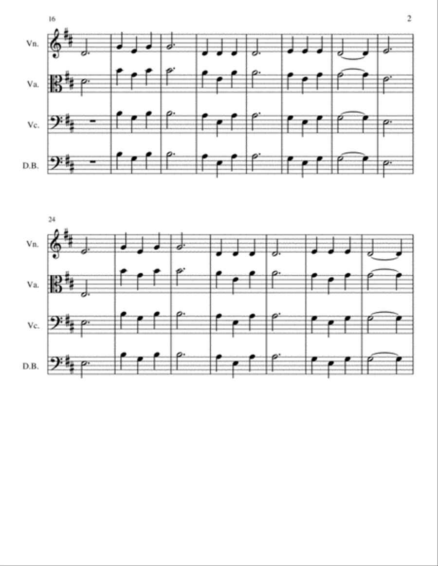 Four Songs from Around the World String Quartet scores gallery preview page 2