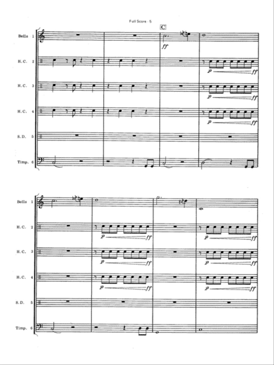 Latin Fantasy: Score Percussion Ensemble scores gallery preview page 6