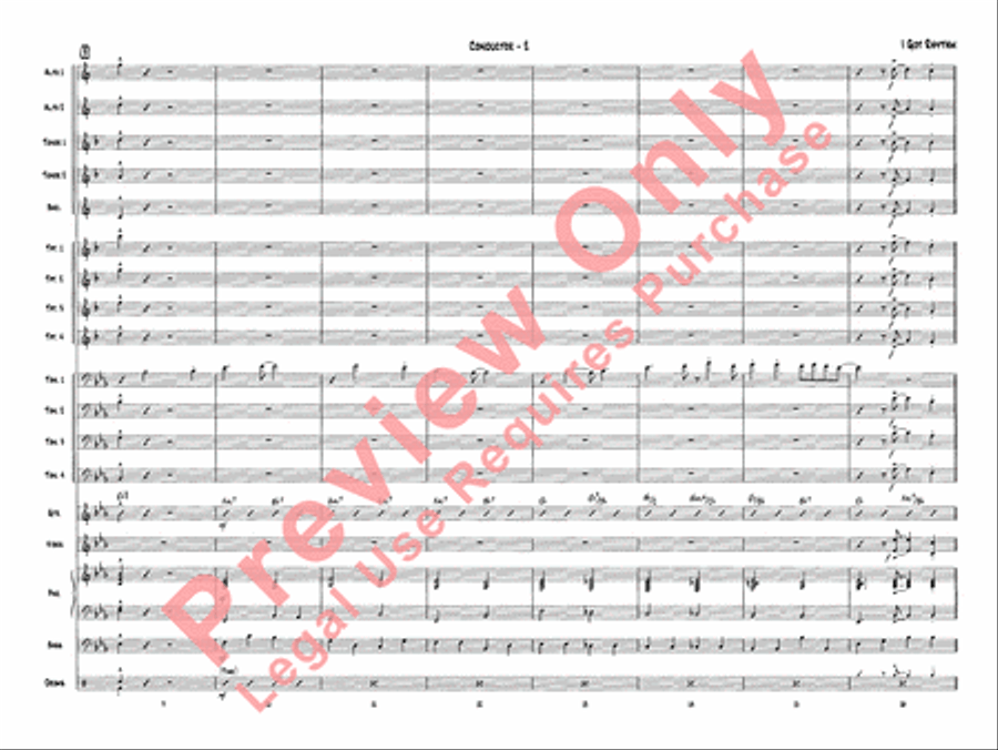 I Got Rhythm I Got Rhythm Jazz Ensemble scores gallery preview page 5