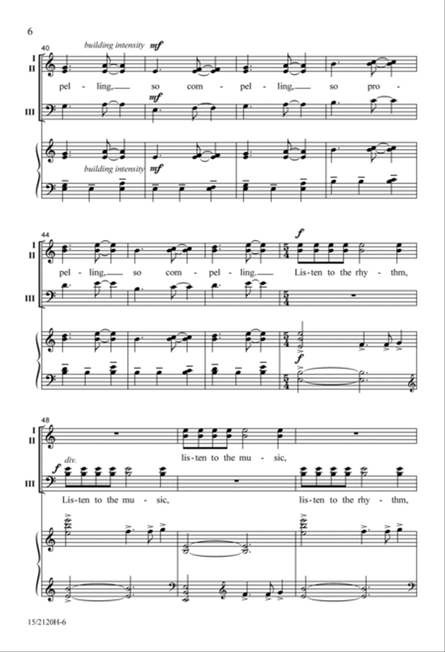 The Dance of Life The Dance of Life 3-Part scores gallery preview page 5