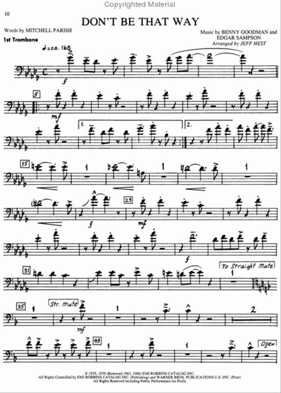 Original Big Band Sounds Big Band scores gallery preview page 2