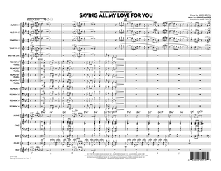 Book cover for Saving All My Love for You - Full Score