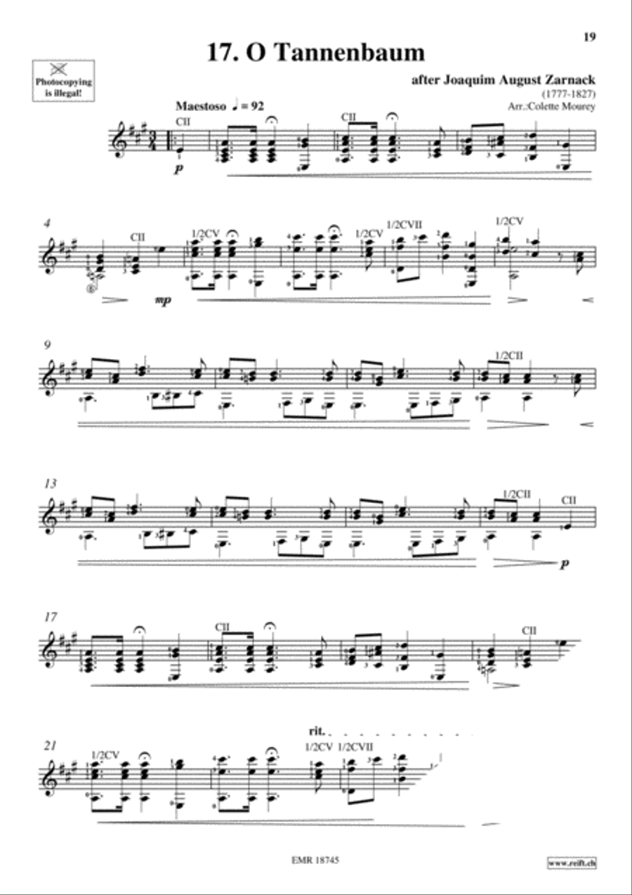 20 Greatest Christmas Hits Guitar scores gallery preview page 19