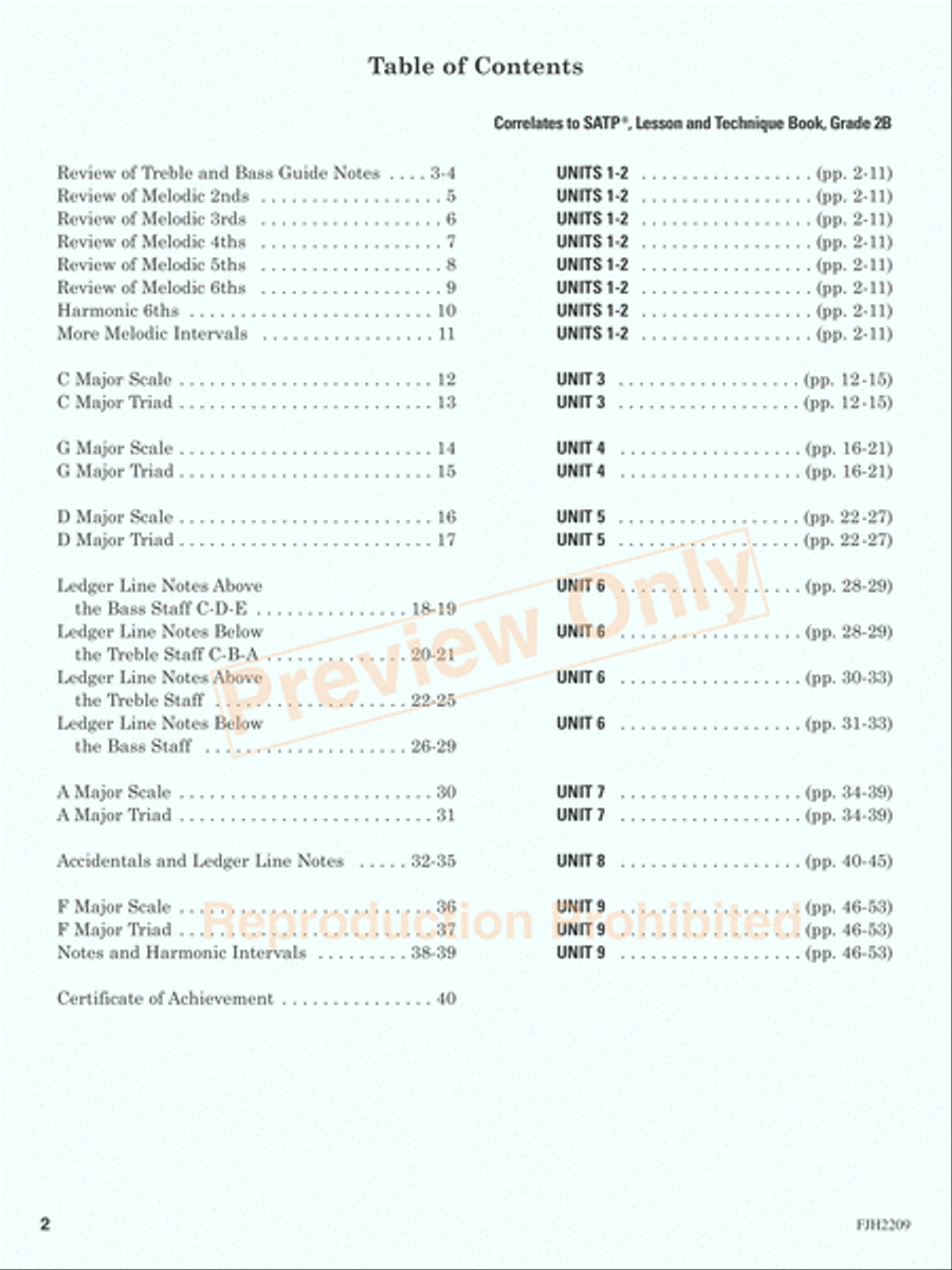 Succeeding with a Notespeller, Grade 2B Piano Method scores gallery preview page 3