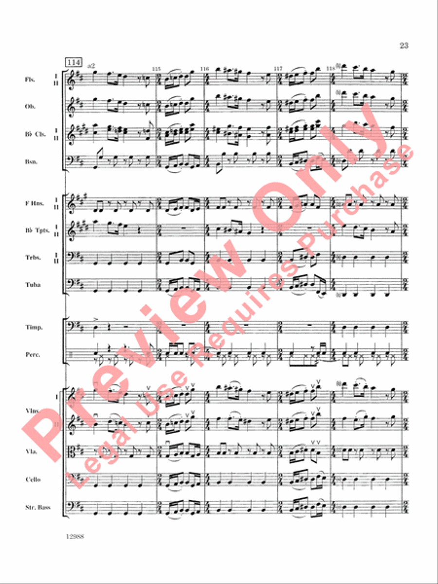 A Bach Christmas A Bach Christmas Full Orchestra scores gallery preview page 24