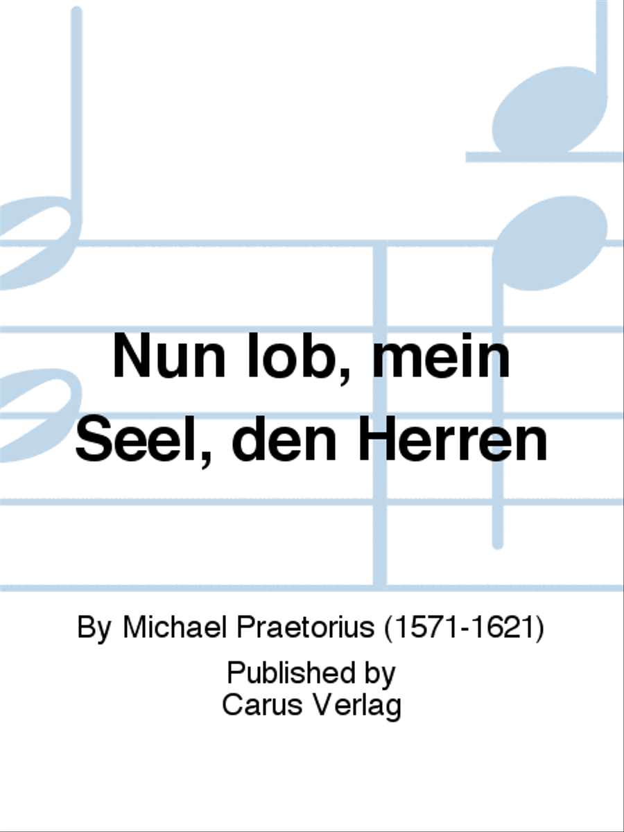My soul, now bless thy Maker (Nun lob, mein Seel, den Herren) 3-Part scores gallery preview page 1