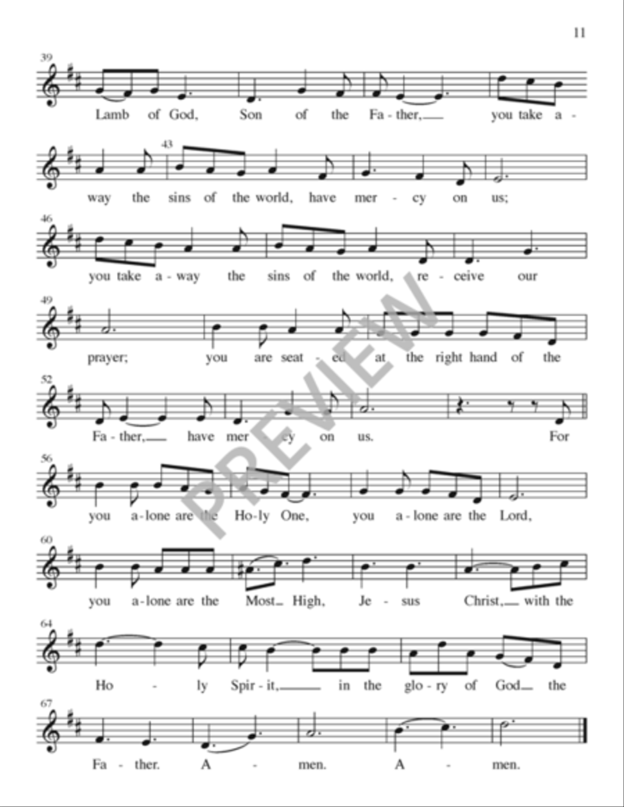Ruah - Presider edition Ruah - Presider edition C Instrument scores gallery preview page 11