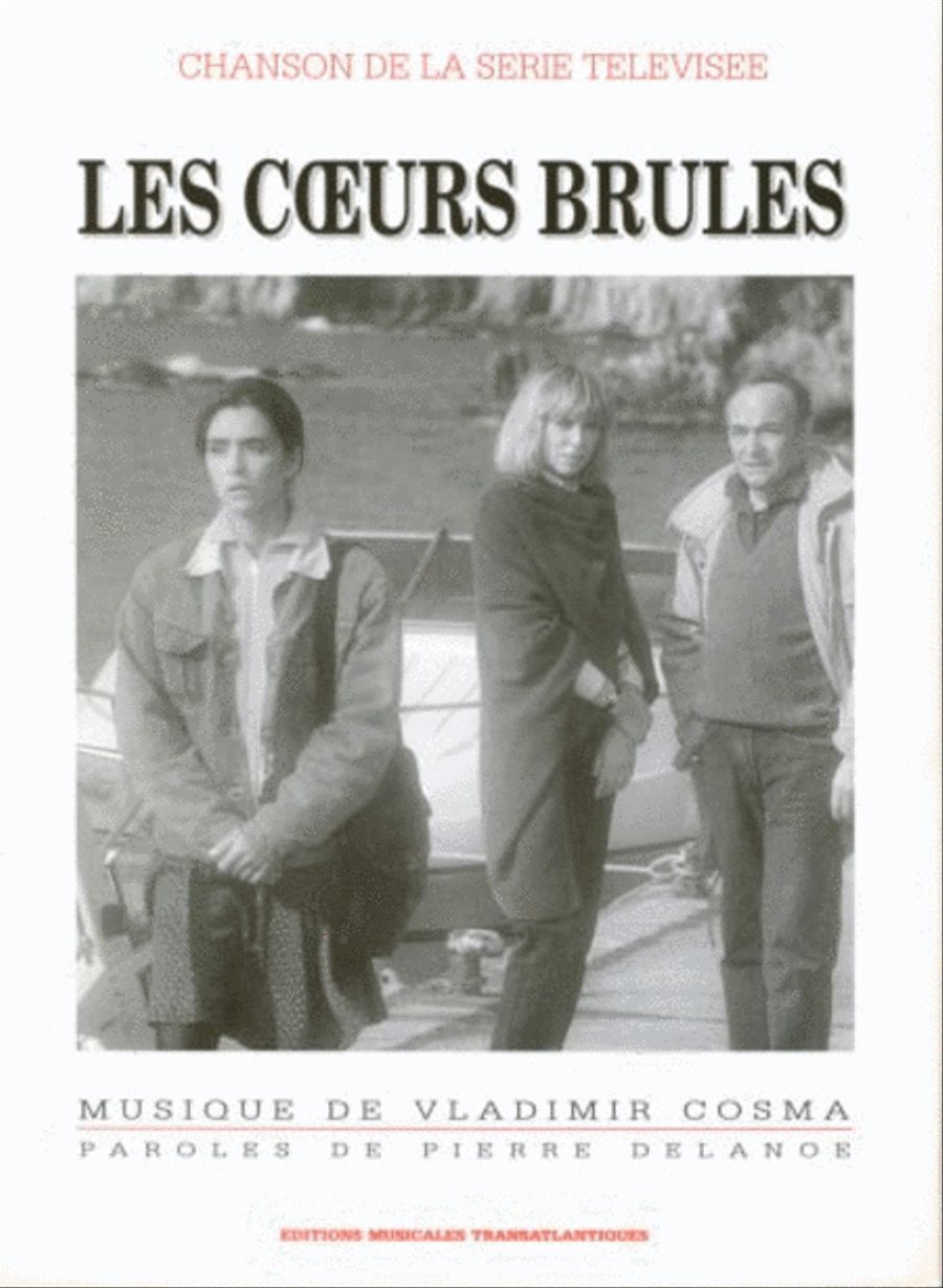 Les Coeurs brulés, chant et piano Piano scores gallery preview page 1