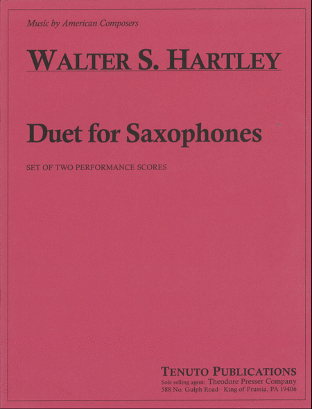 Duet For Saxophones