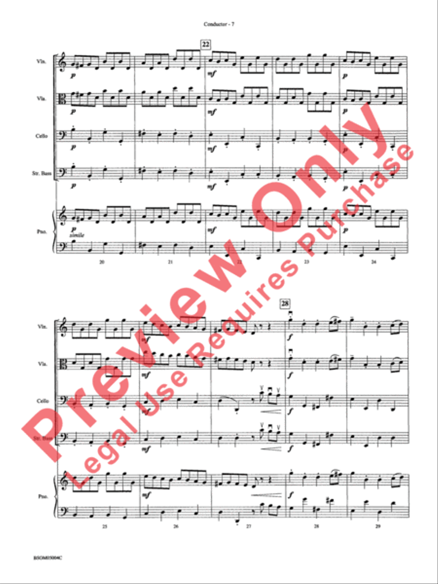 Belwin Beginning String Orchestra Kit #1 String Orchestra scores gallery preview page 10