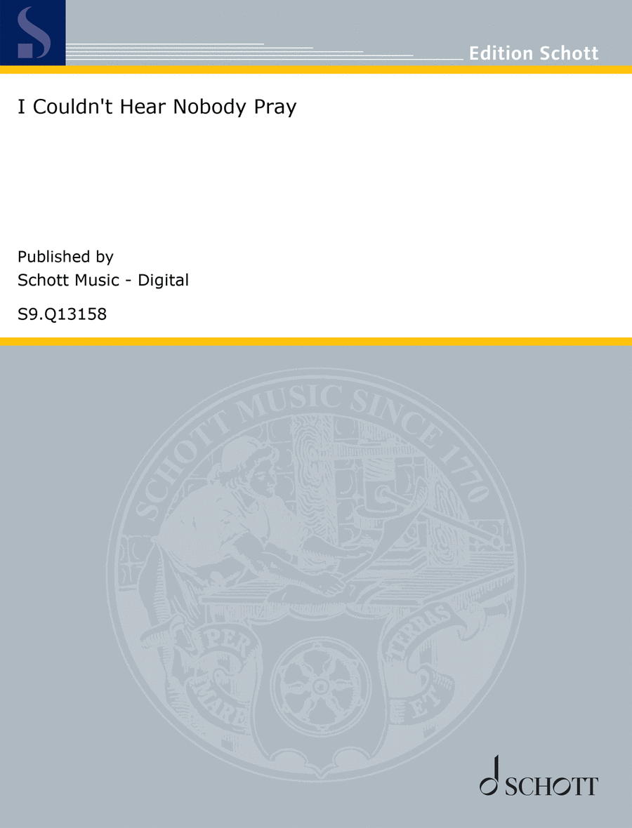I Couldn't Hear Nobody Pray 3-Part scores gallery preview page 1