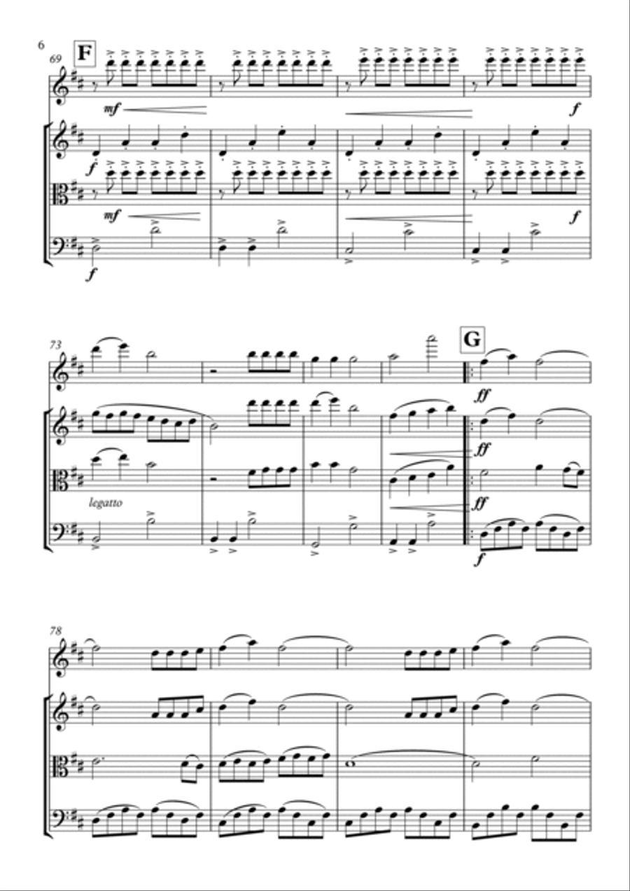Secrets String Quartet scores gallery preview page 6