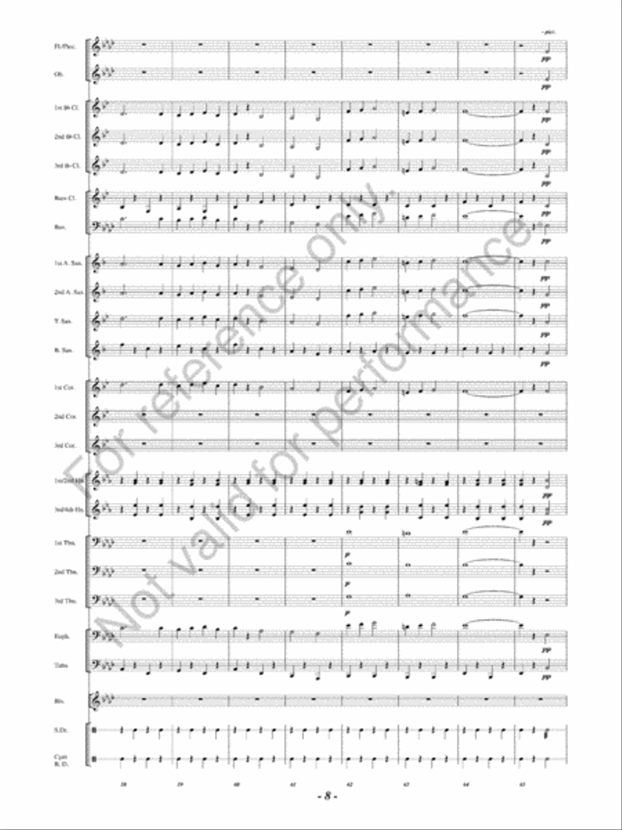 March Kings Concert Band scores gallery preview page 11