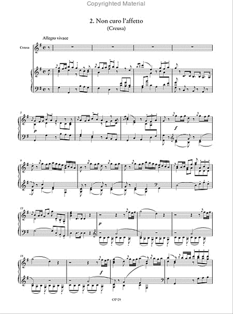 Demofoonte. Arias for Soprano Voice Solo scores gallery preview page 4