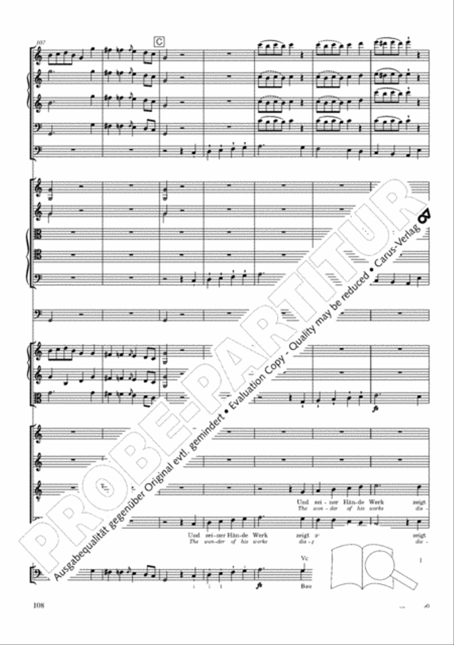 The Creation (Die Schopfung) 4-Part scores gallery preview page 128