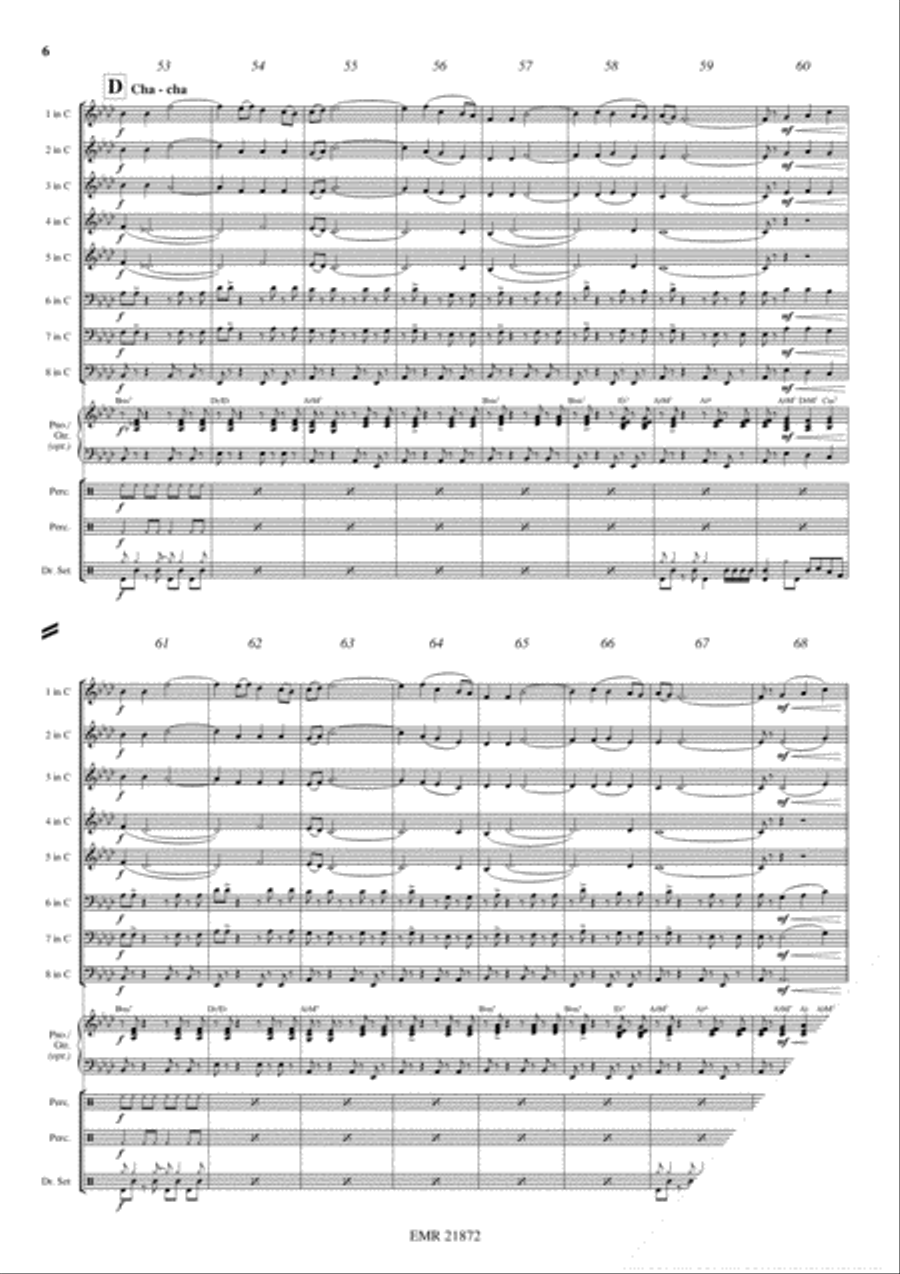 Polovetzian Dance Concert Band scores gallery preview page 6