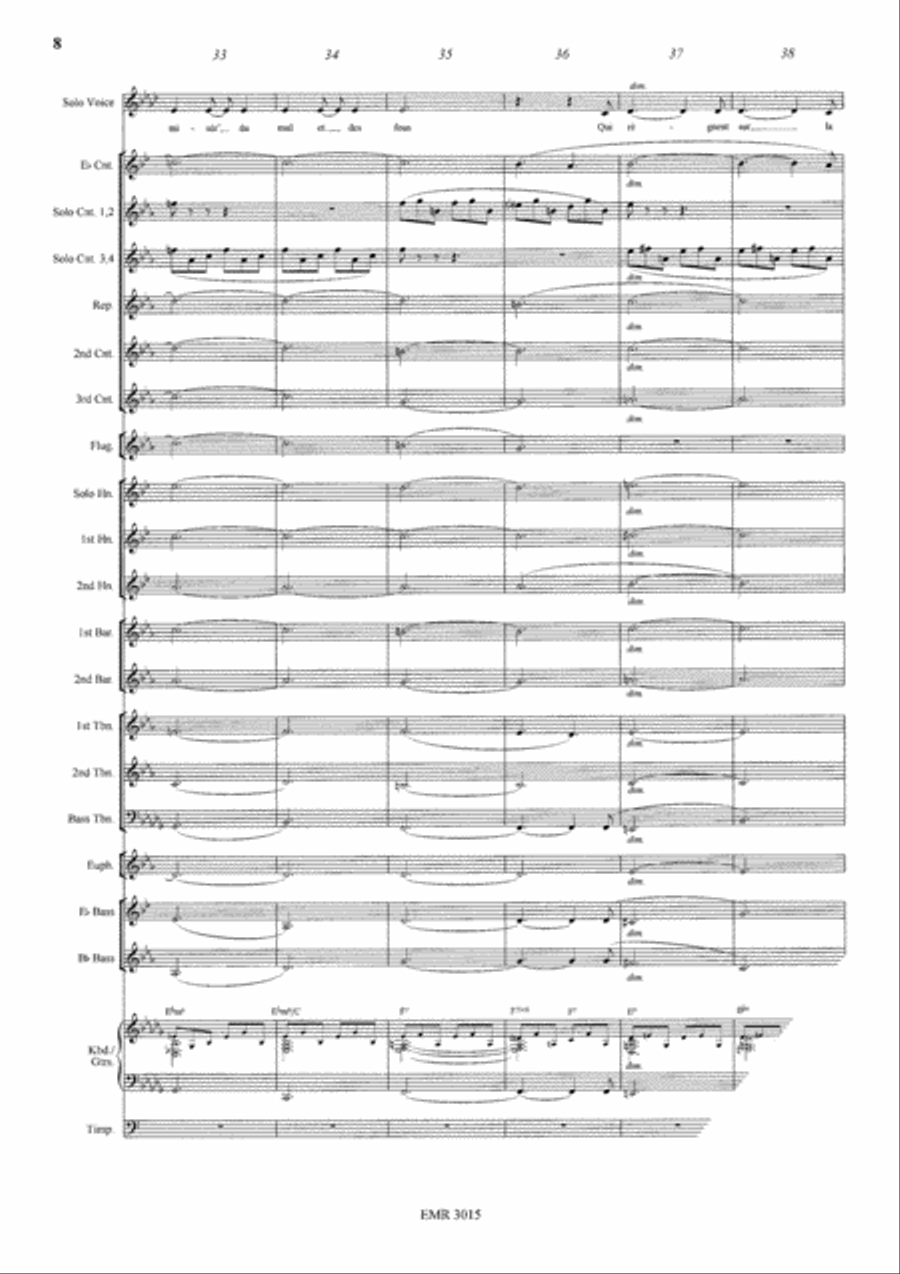 Ave Maria Paien Ave Maria Paien Brass Band scores gallery preview page 9
