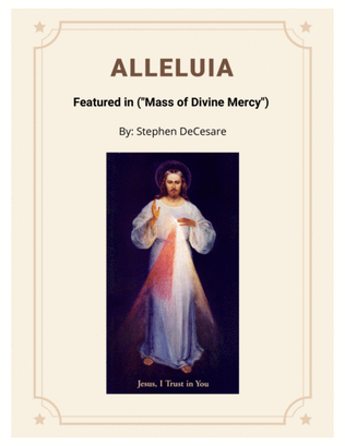 Alleluia (from "Mass of Divine Mercy")