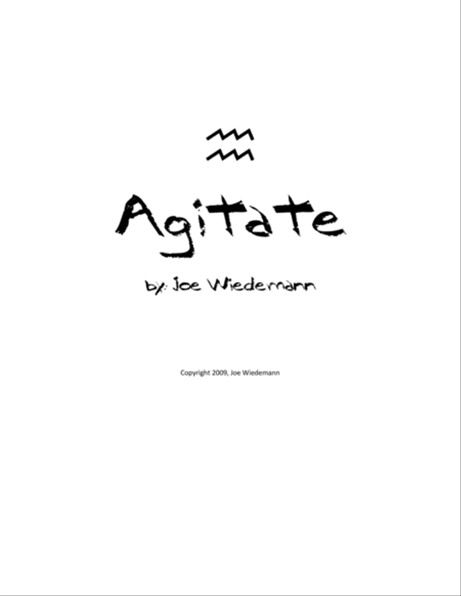 Agitate Full Orchestra scores gallery preview page 1