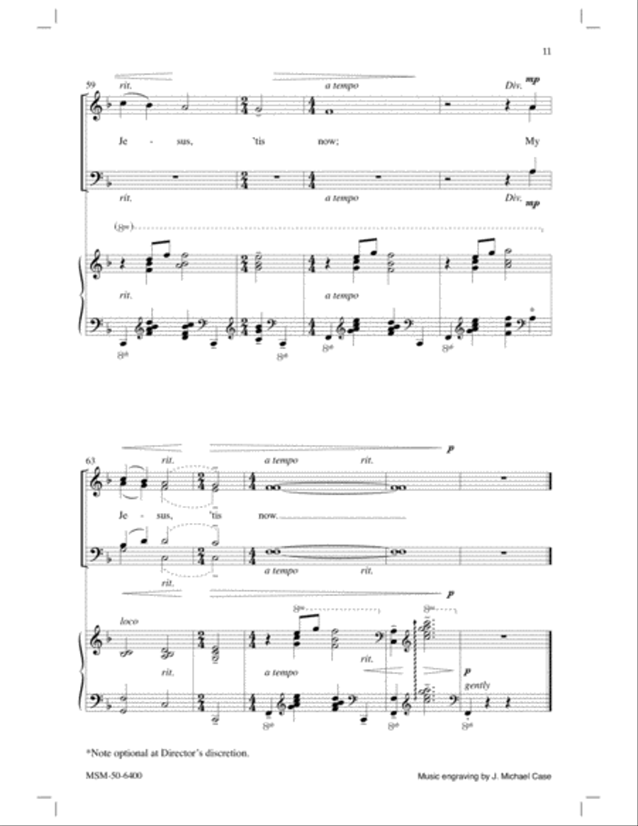 My Jesus, I Love Thee My Jesus, I Love Thee 4-Part scores gallery preview page 6