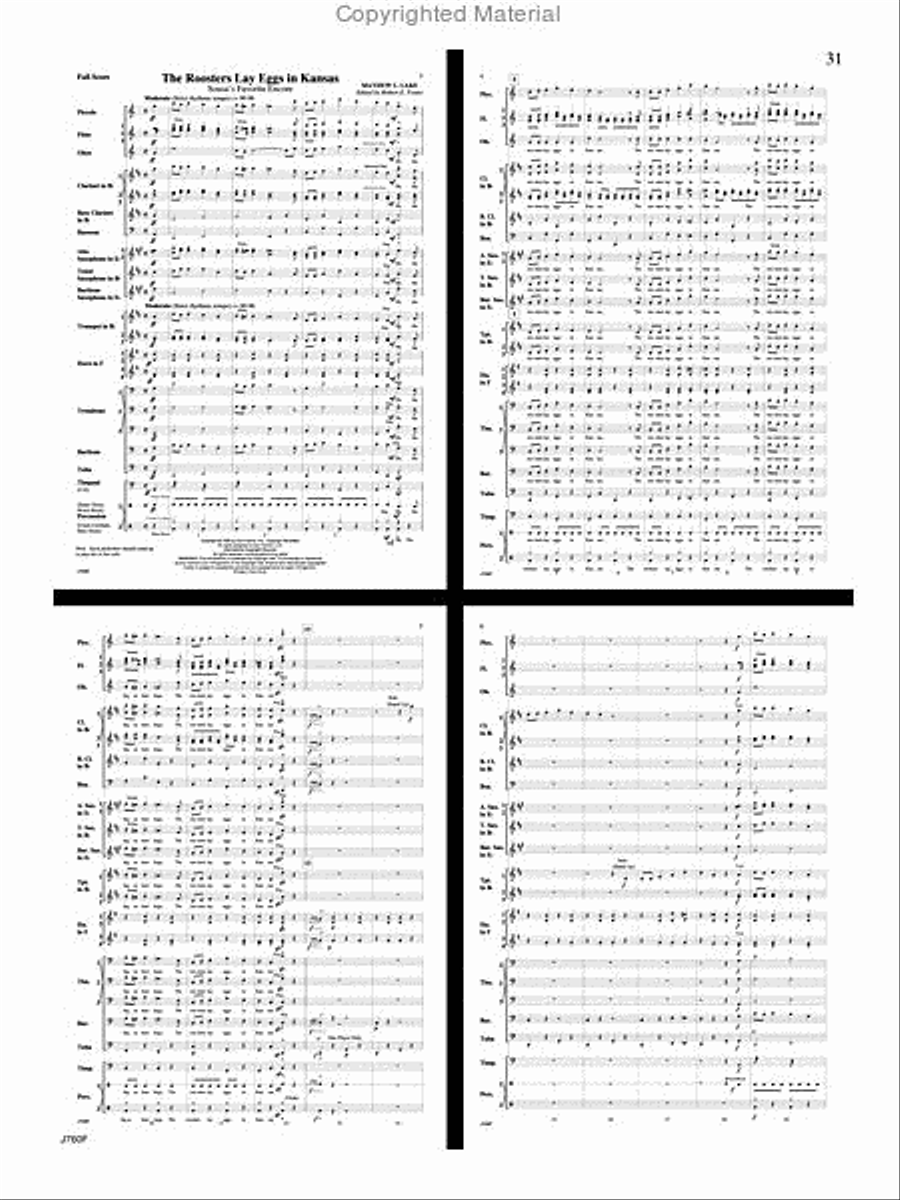 Triumphal Ode Triumphal Ode Concert Band scores gallery preview page 32