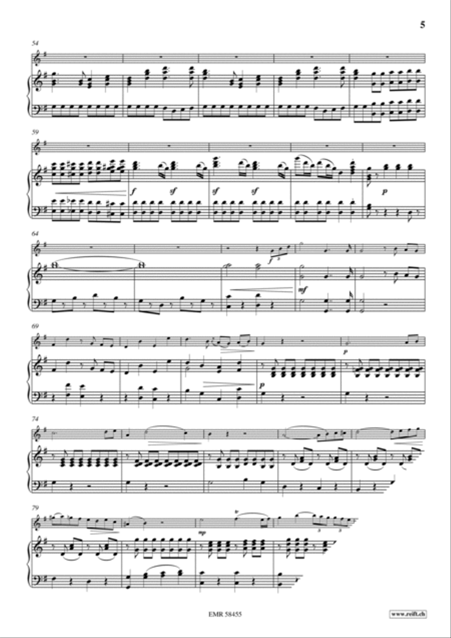Concerto Flute Solo scores gallery preview page 6