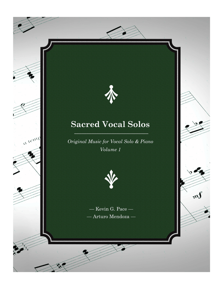 Sacred Vocal Solos for soprano or tenor solo with piano accompaniment - Volume 1 Unison Choir scores gallery preview page 1