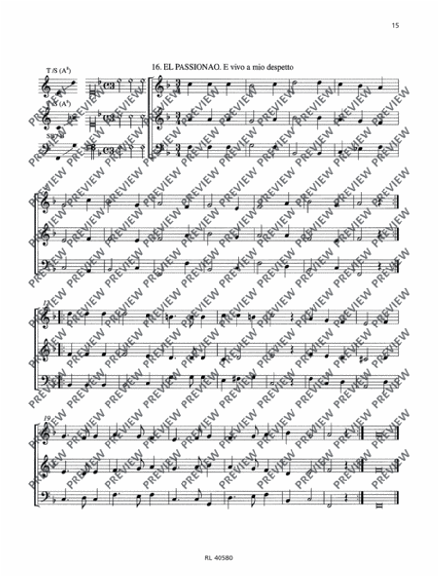Balletti Recorder scores gallery preview page 16