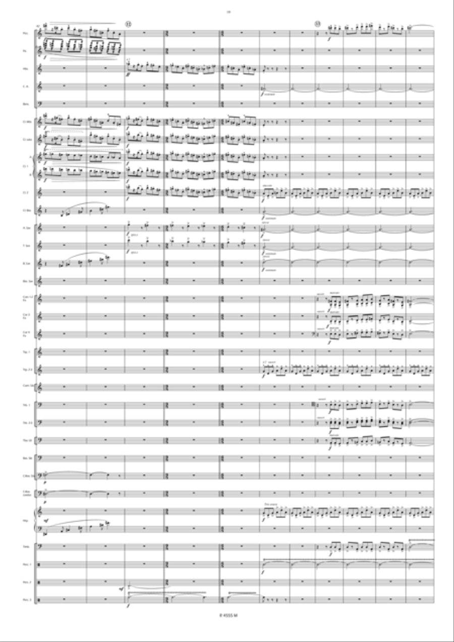 Noces de Cendres Concert Band scores gallery preview page 18