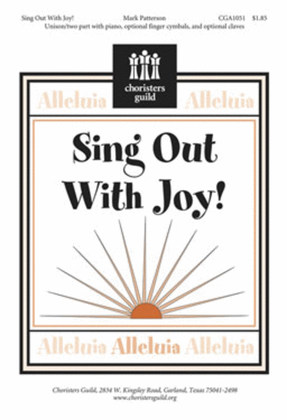 Book cover for Sing Out With Joy!