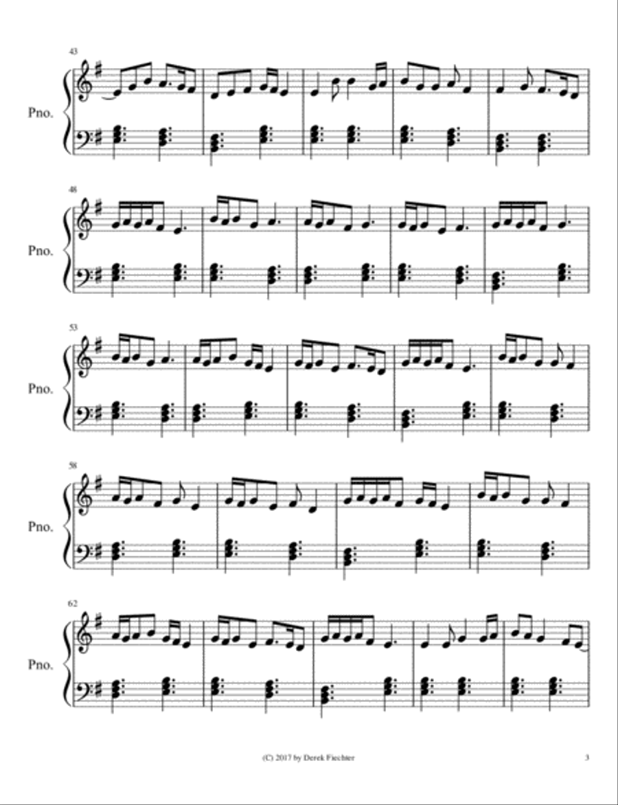 Noble Oak Manor Piano Solo scores gallery preview page 3