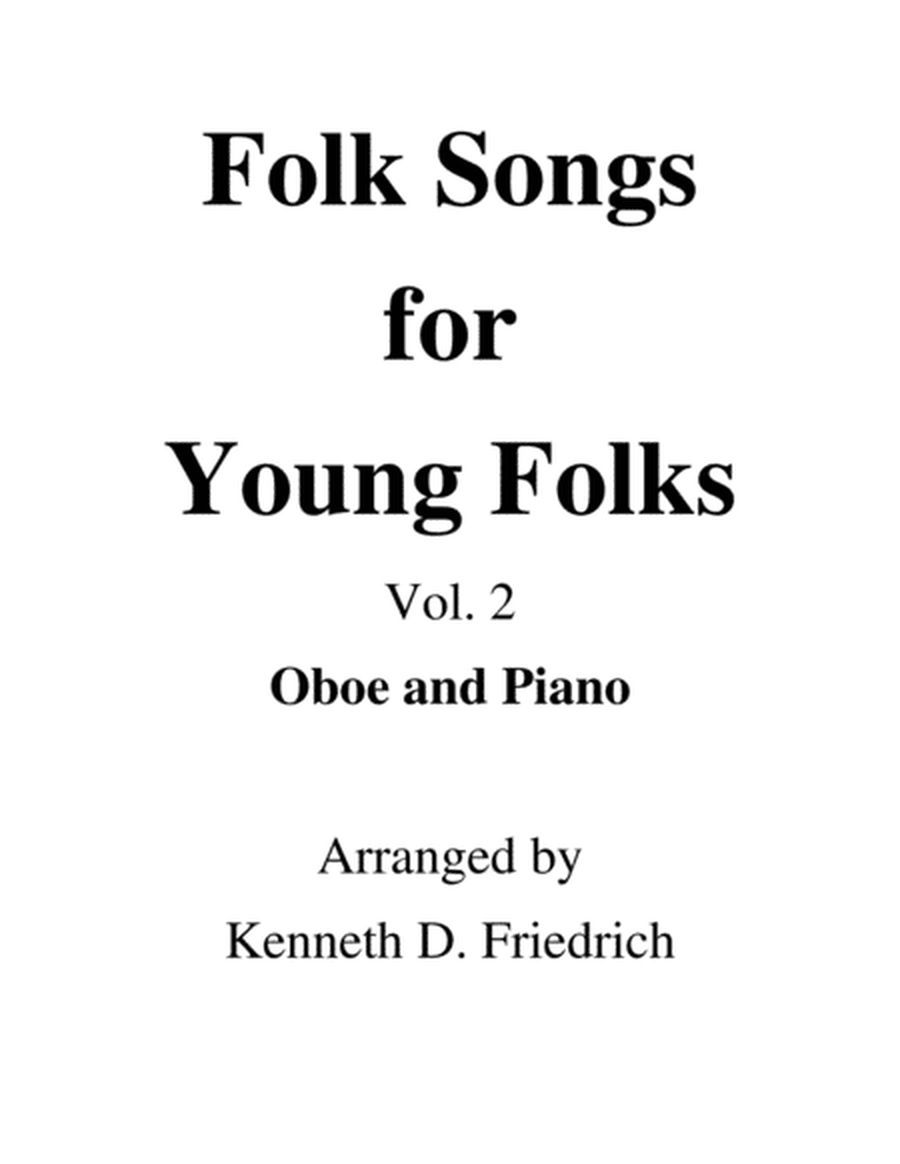 Folk Songs for Young Folks, Vol. 2 - oboe and piano image number null
