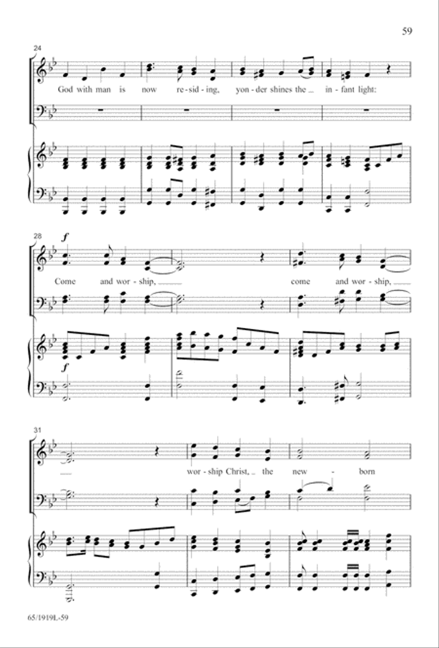 The Perfect Christmas 4-Part scores gallery preview page 61