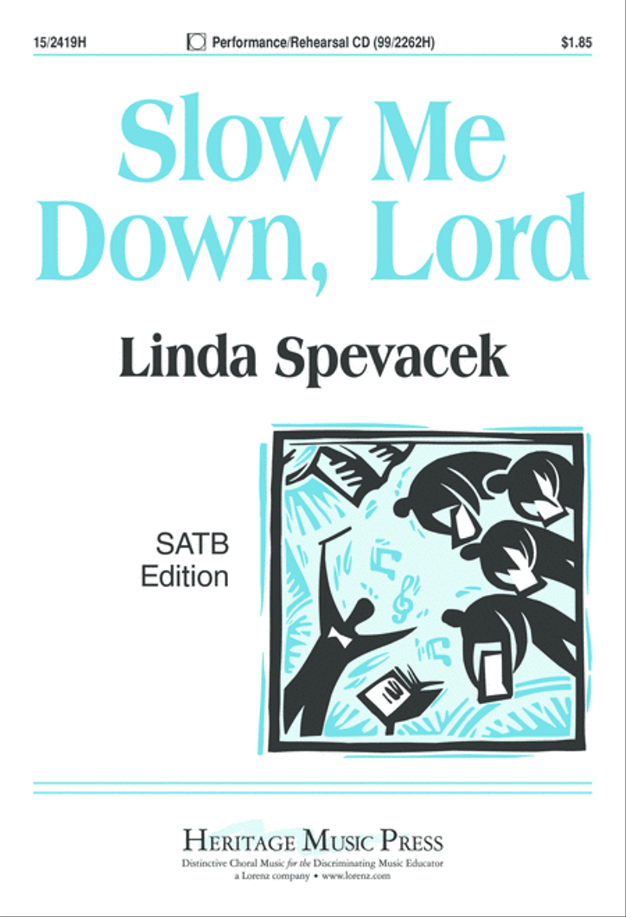 Slow Me Down, Lord 4-Part scores gallery preview page 1