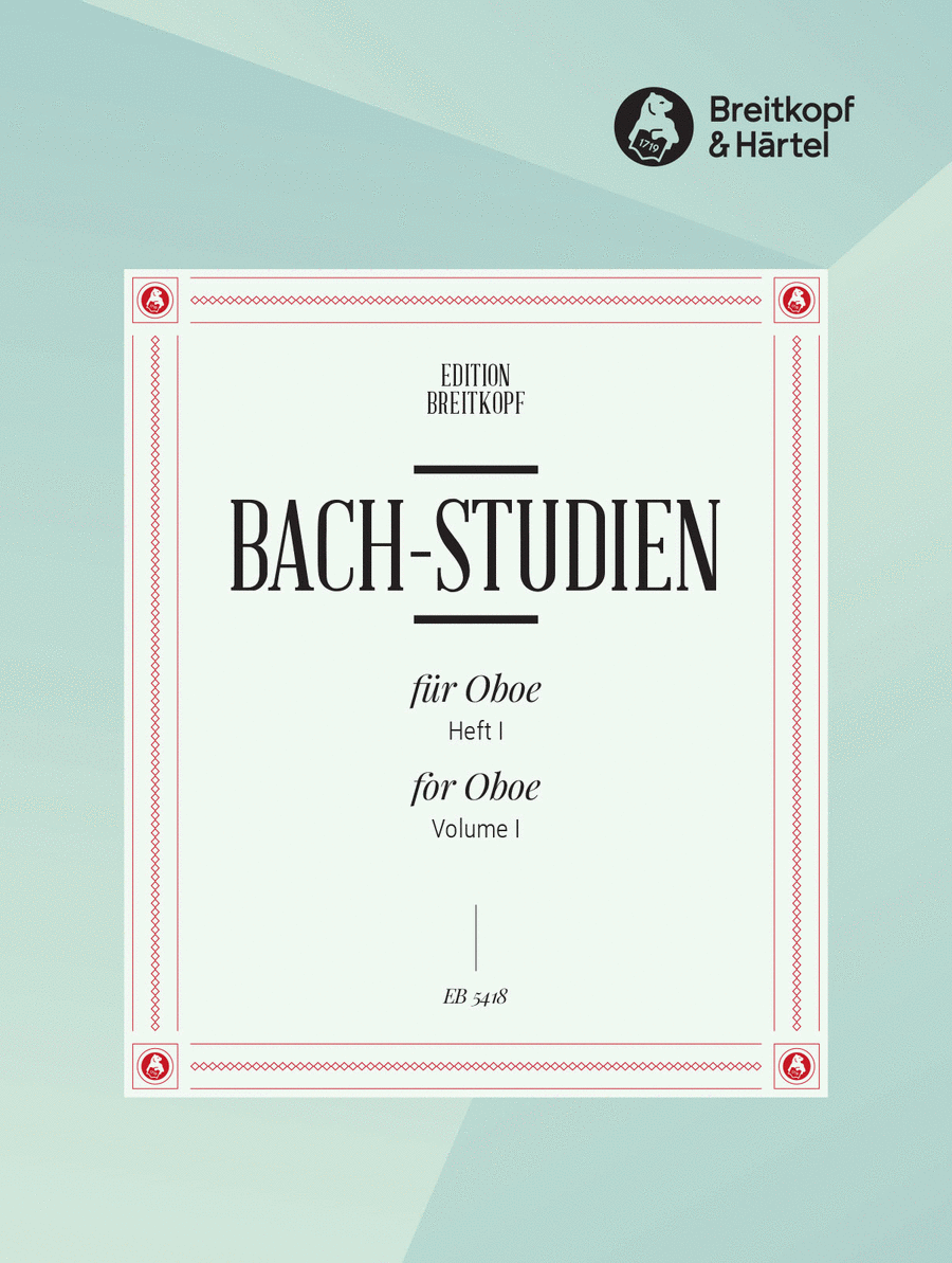 Bach-Studies for Oboe Oboe Solo scores gallery preview page 1